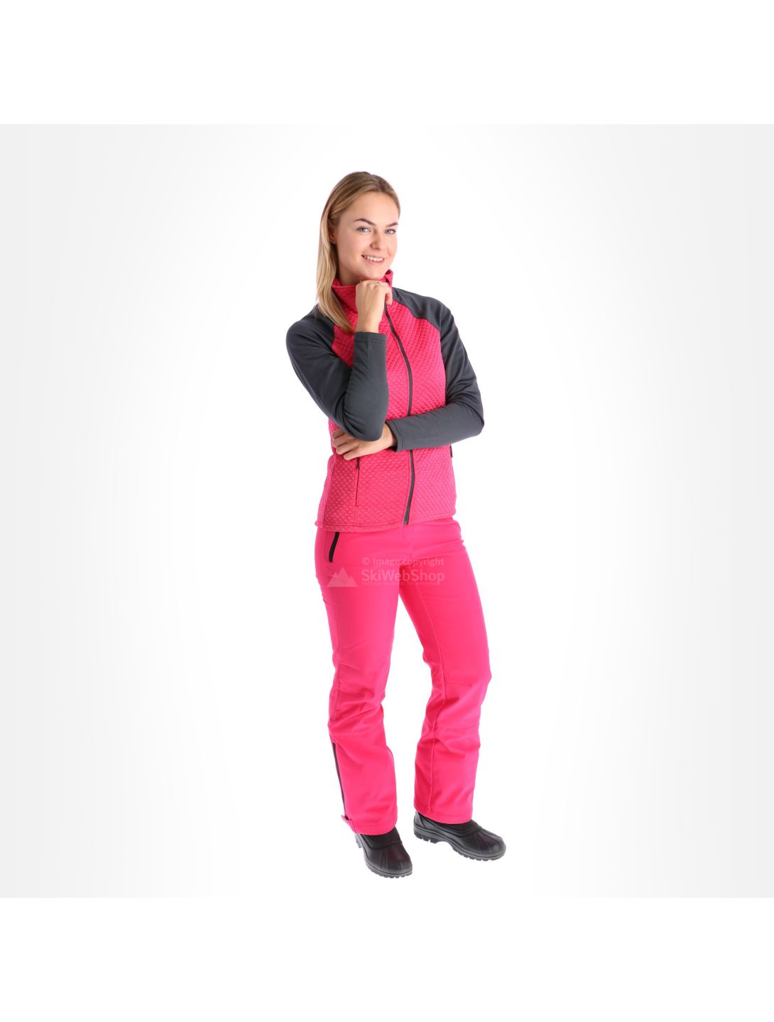 Icepeak, Riksu, softshell ski pants, women, pink