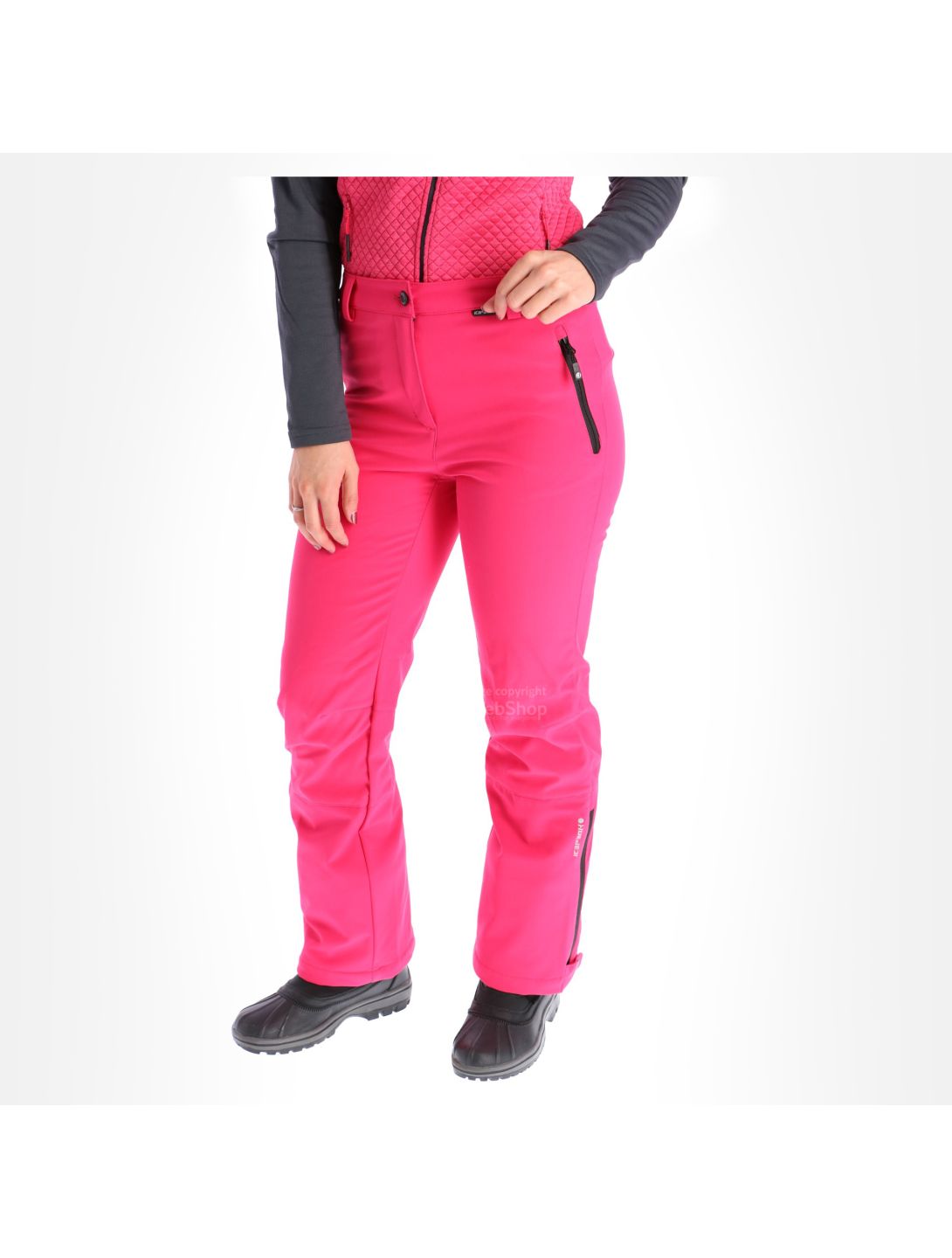 Icepeak, Riksu, softshell ski pants, women, pink