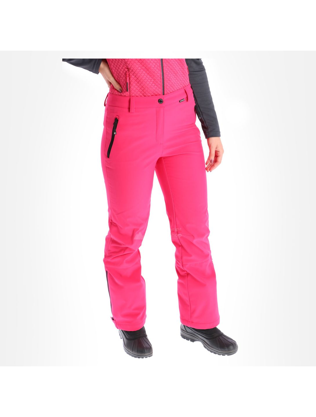 Icepeak, Riksu, softshell ski pants, women, pink