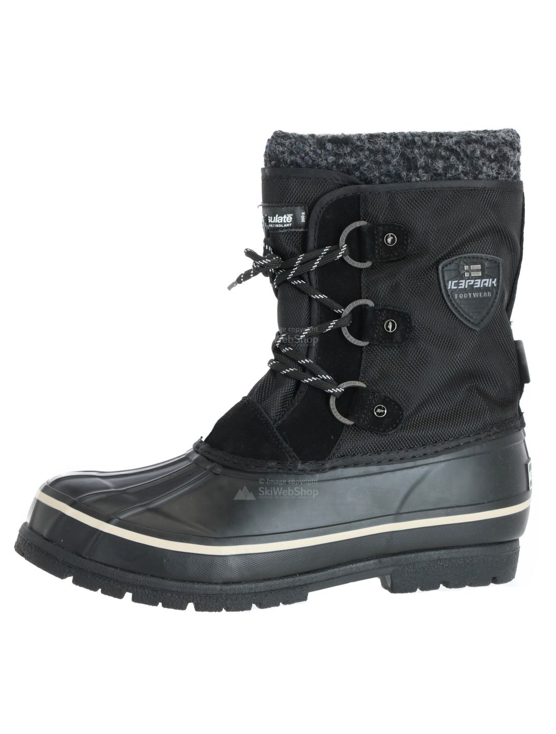 Icepeak, bottes de neige gris 