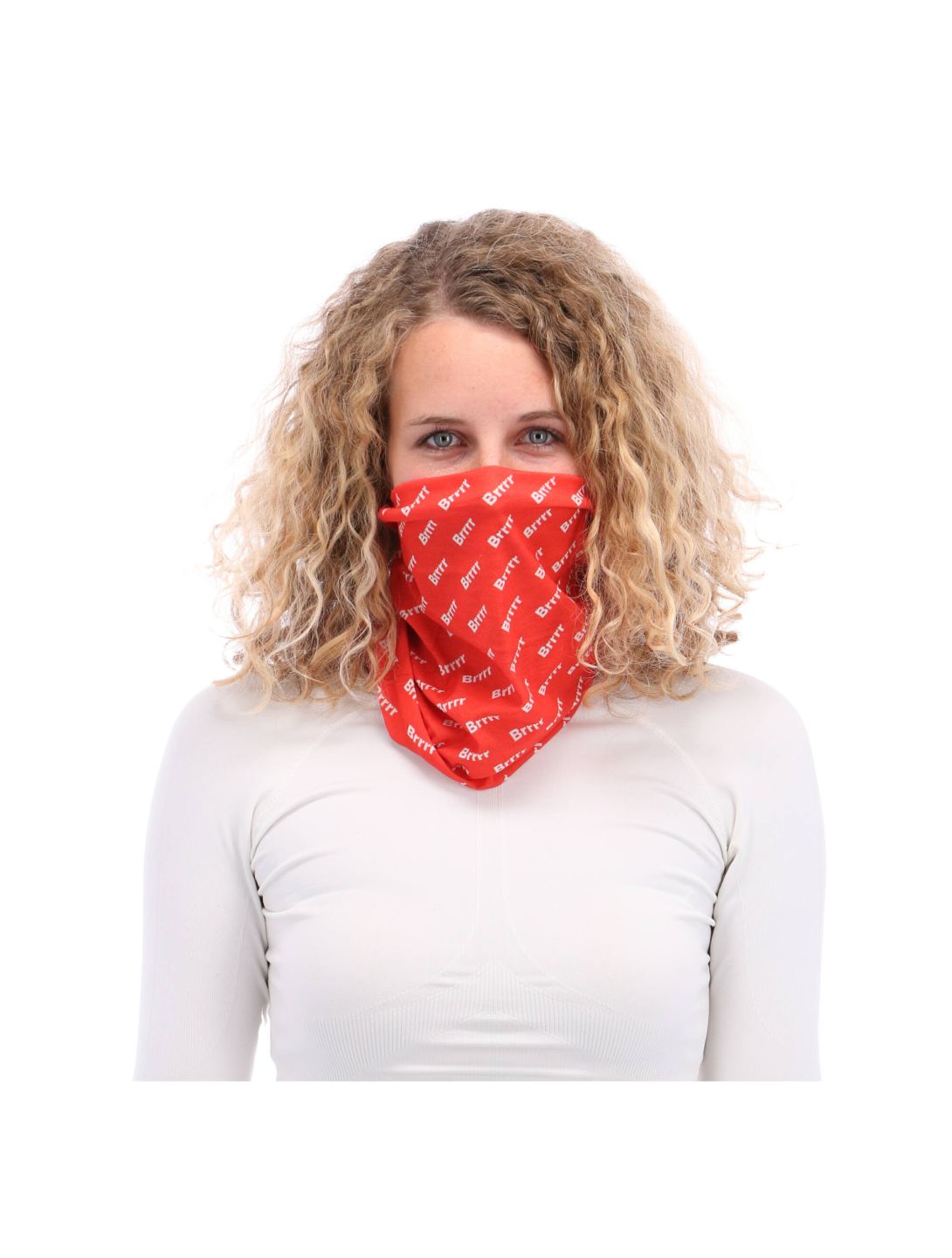 Deluni, Lightweight Neckwarmer Brrr foulard unisexe rouge 