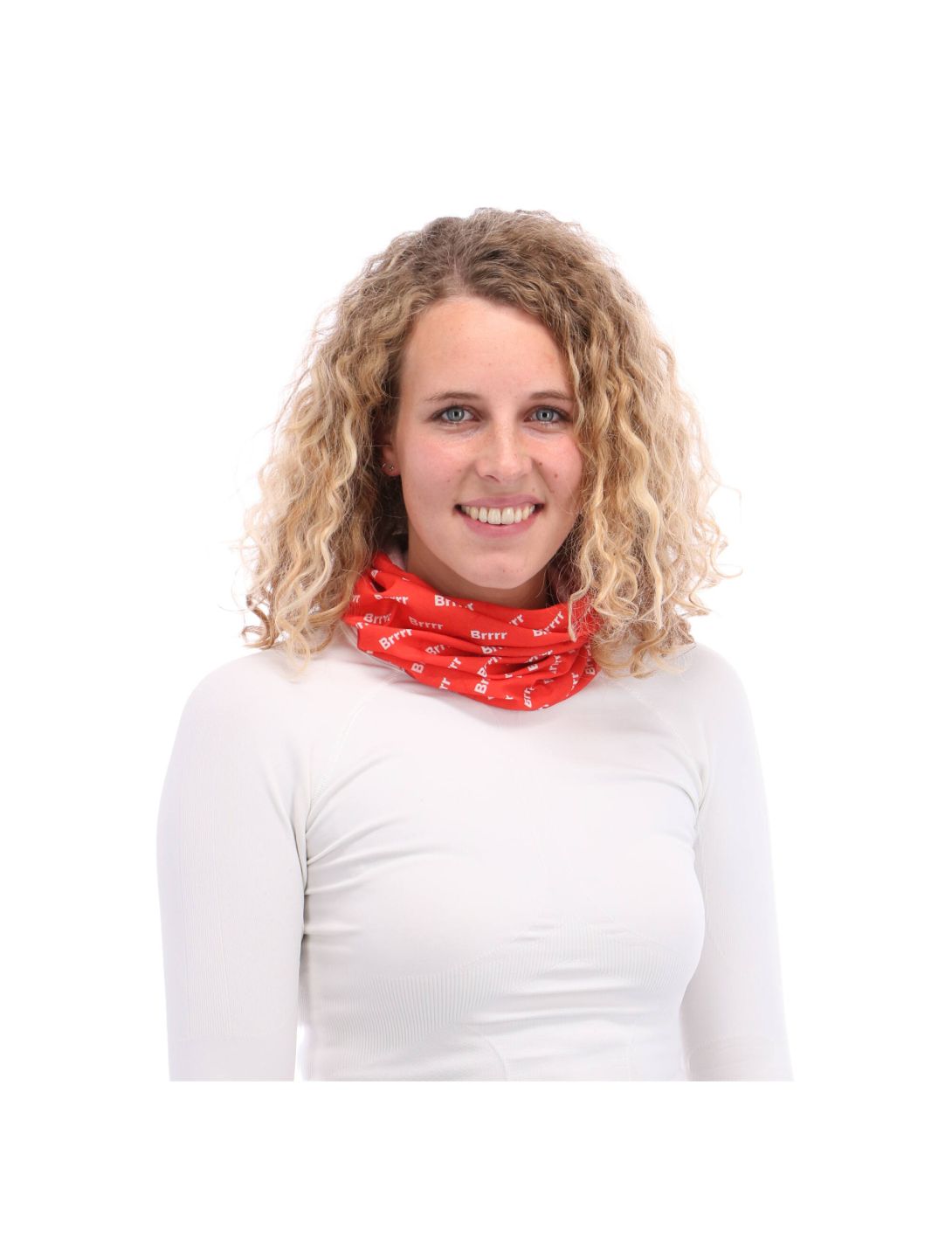 Deluni, Lightweight Neckwarmer Brrr foulard unisexe rouge 