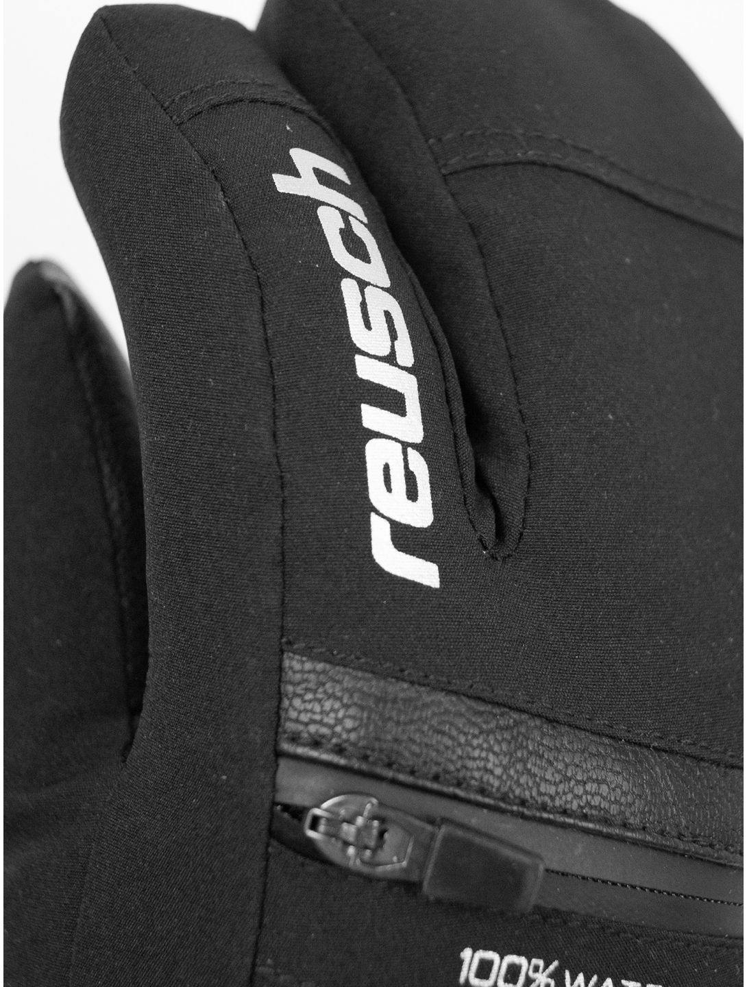 Reusch, Lando R-TEX® XT Lobster gants de ski enfants Black / Silver argent, noir 