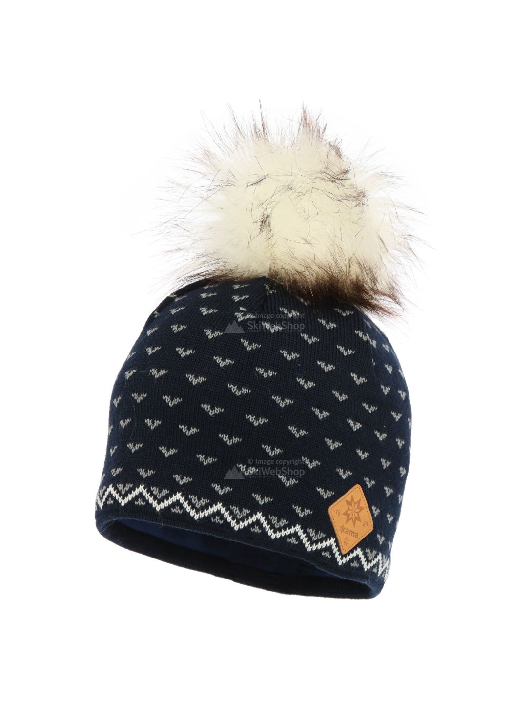 Kama, Fashion beanie bonnet femmes bleu 