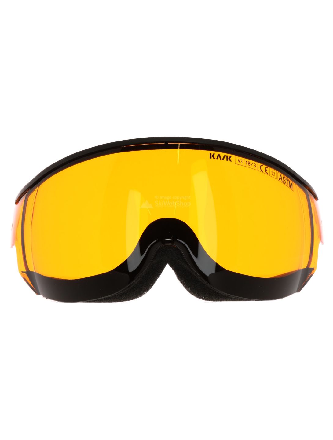 Kask, Piuma Visor, double lens ski visor, orange