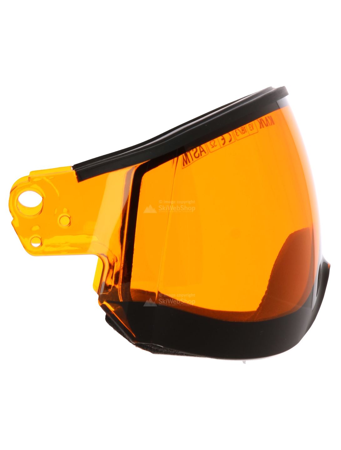 Kask, Piuma Visor, double lens ski visor, orange