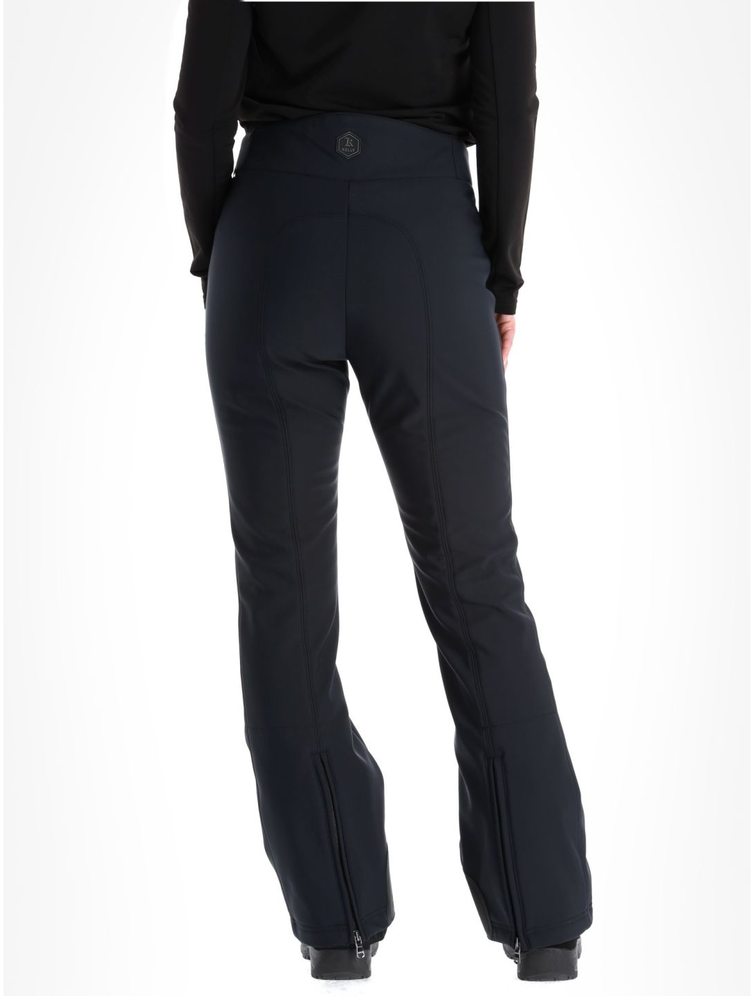 Kelly, Liz pantalon de ski en softshell femmes Black noir 