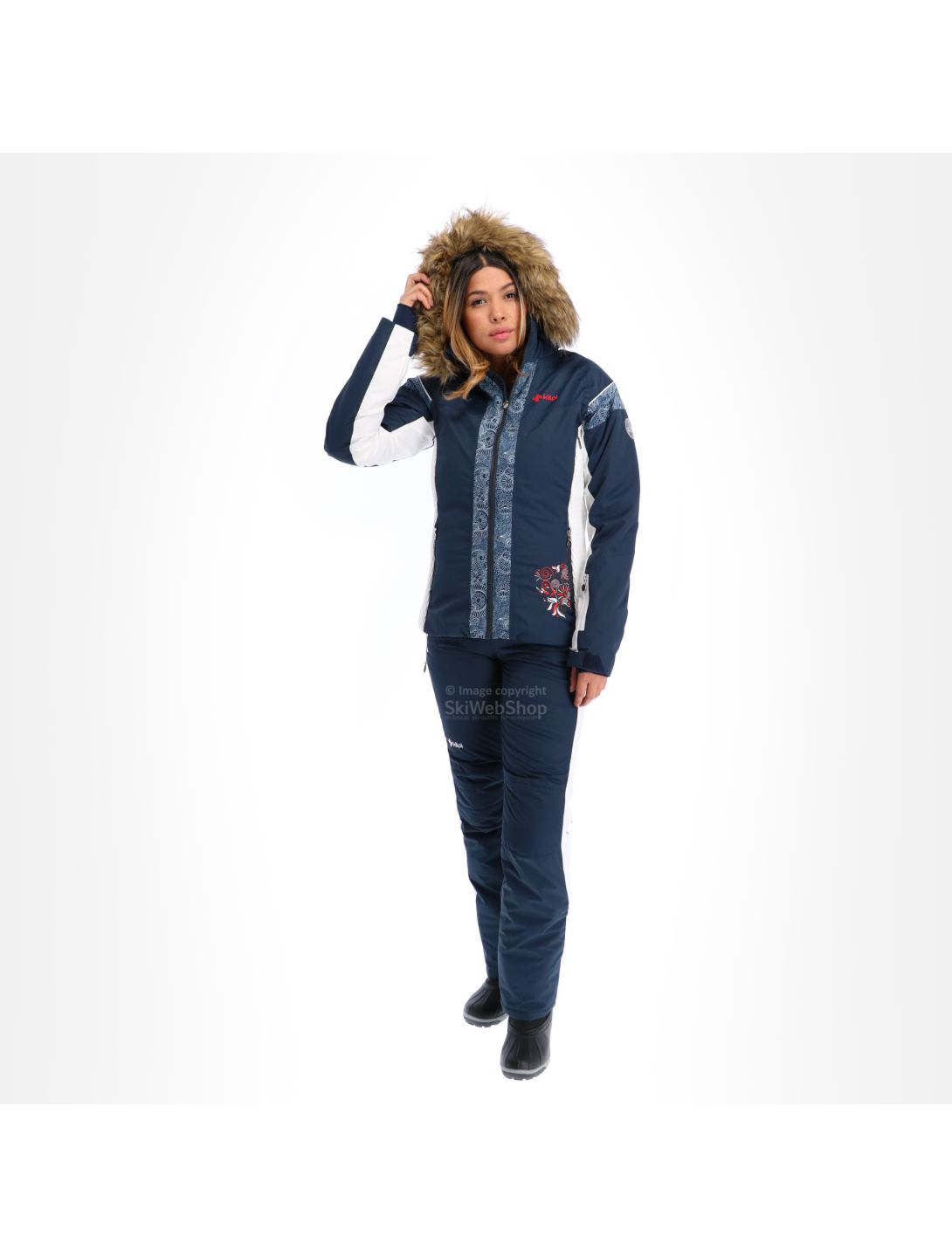 Kilpi, Delia, ski jacket, women, dark blue