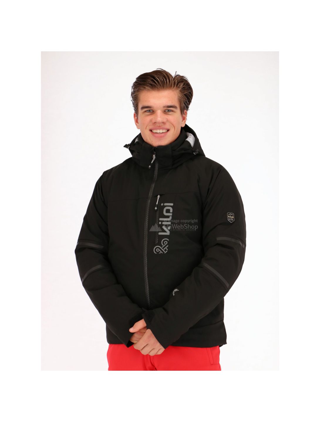 Kilpi, veste de ski noir 