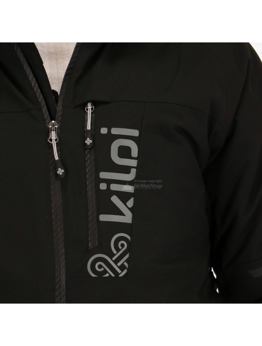 Kilpi, veste de ski noir 