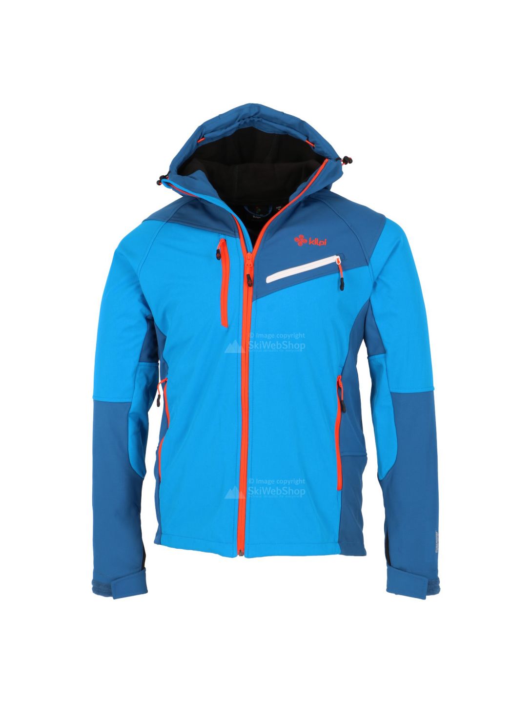 Kilpi, veste de ski softshell bleu 