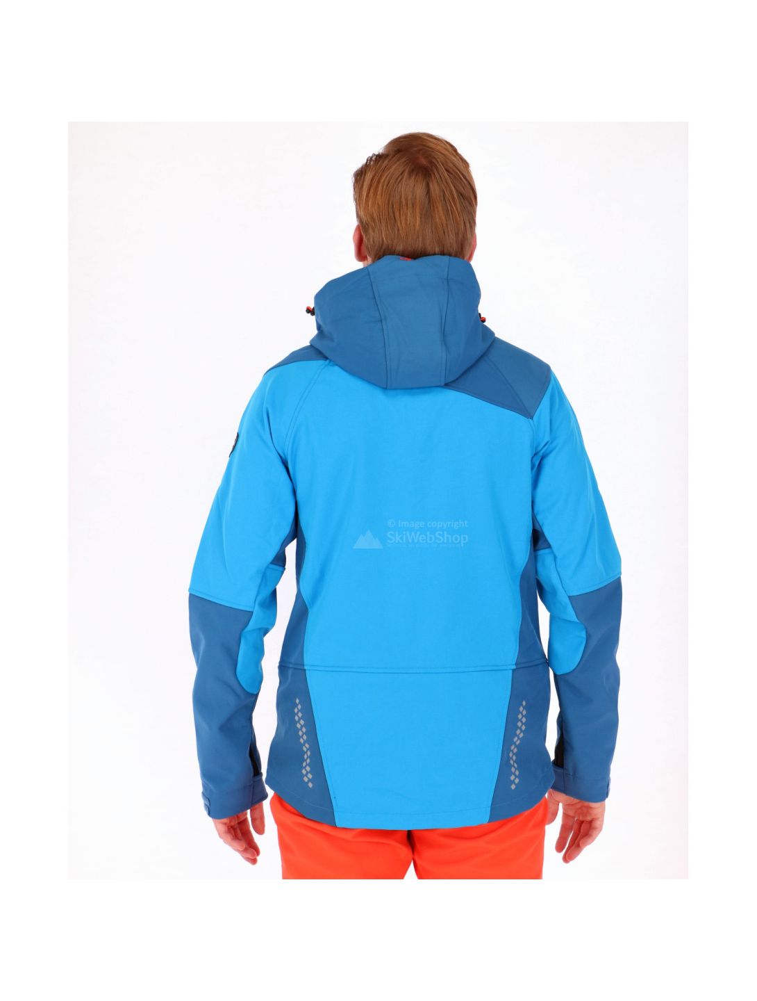 Kilpi, veste de ski softshell bleu 