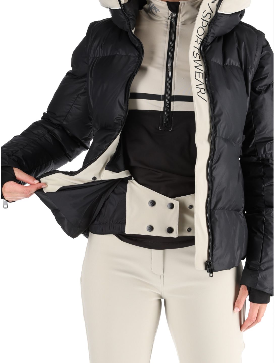 Kou Sportswear, Alpine elegance veste de ski femmes Black noir 