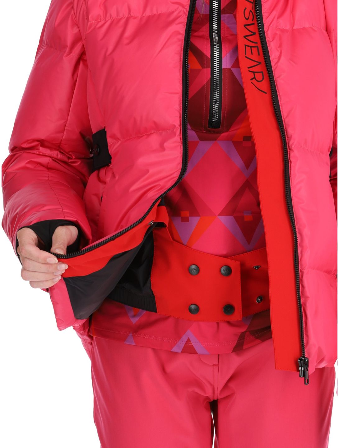 Kou Sportswear, Alpine elegance veste de ski femmes Pink rose 