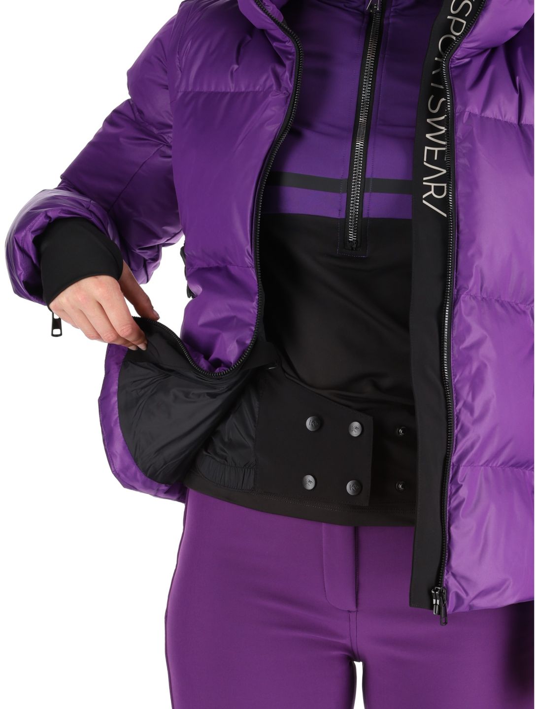 Kou Sportswear, Alpine elegance veste de ski femmes Purple violet 