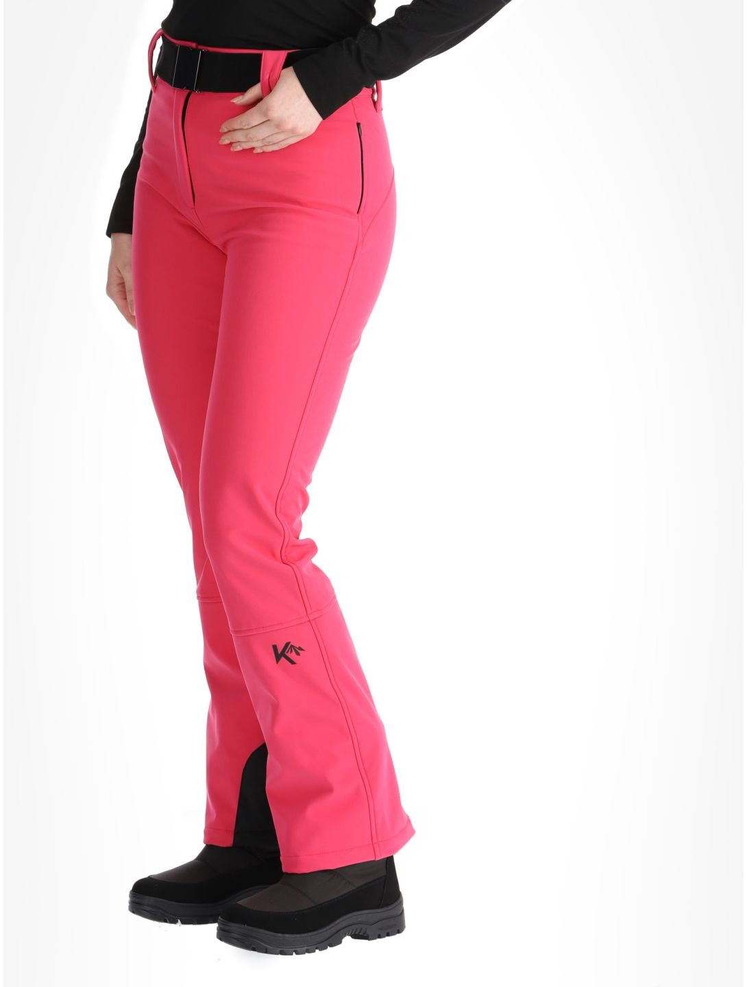 Kou Sportswear, Frost Flare Pants pantalon de ski en softshell femmes Pink rose 