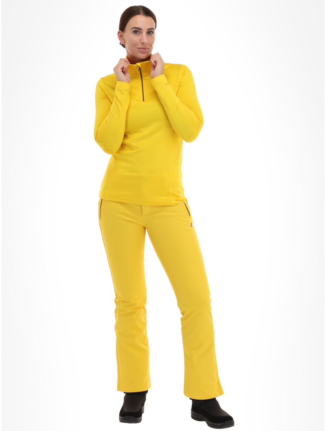 Luhta, Hailuoto pull de ski femmes Yellow jaune 