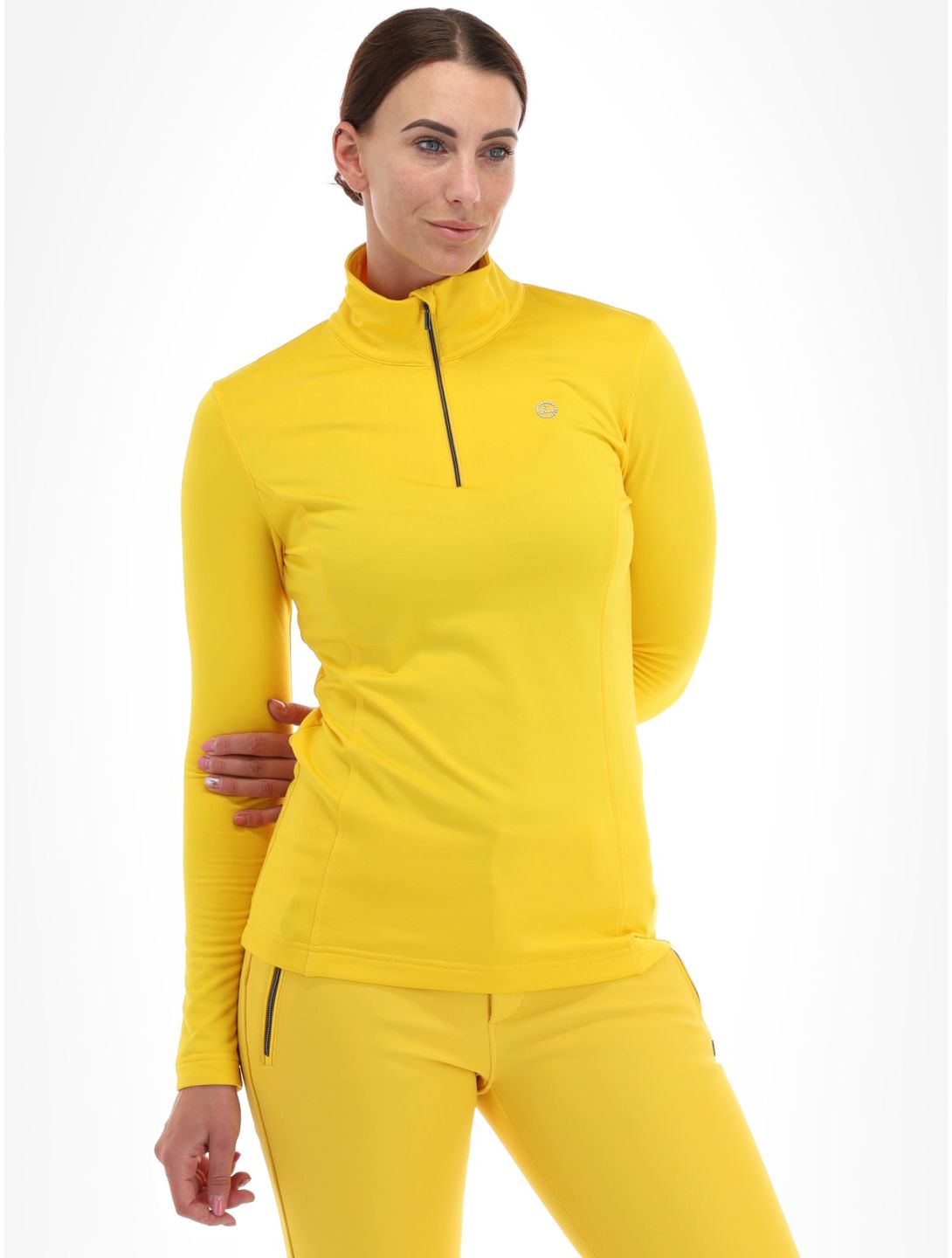 Luhta, Hailuoto pull de ski femmes Yellow jaune 