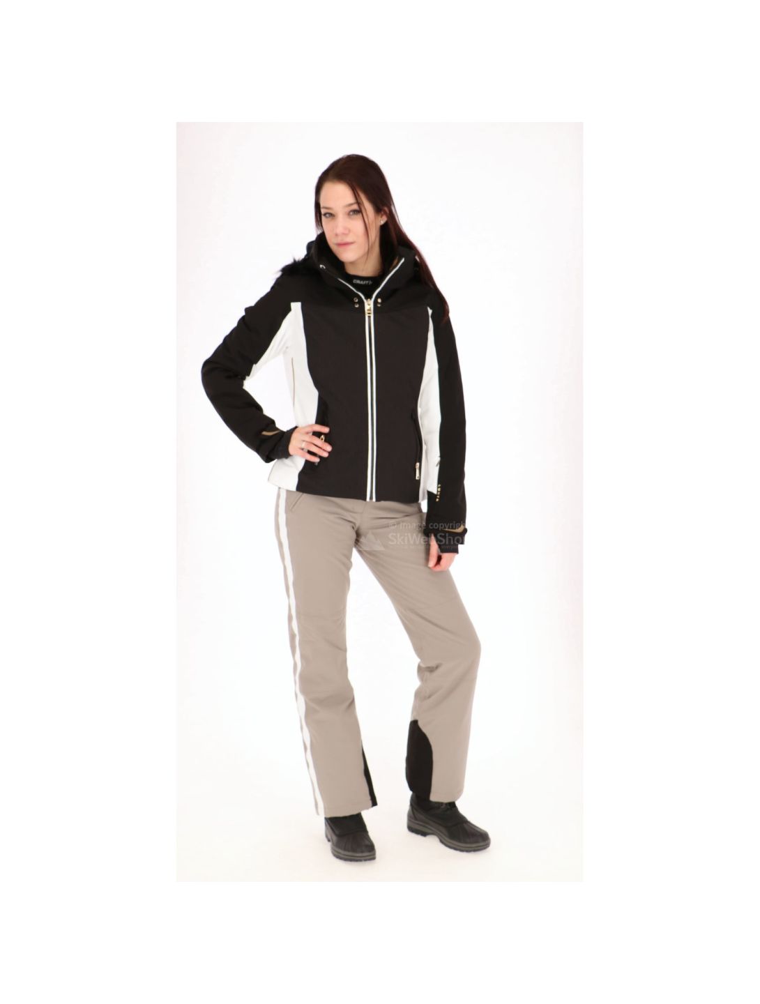 Luhta, Bernilla, slim fit ski jacket, women, black