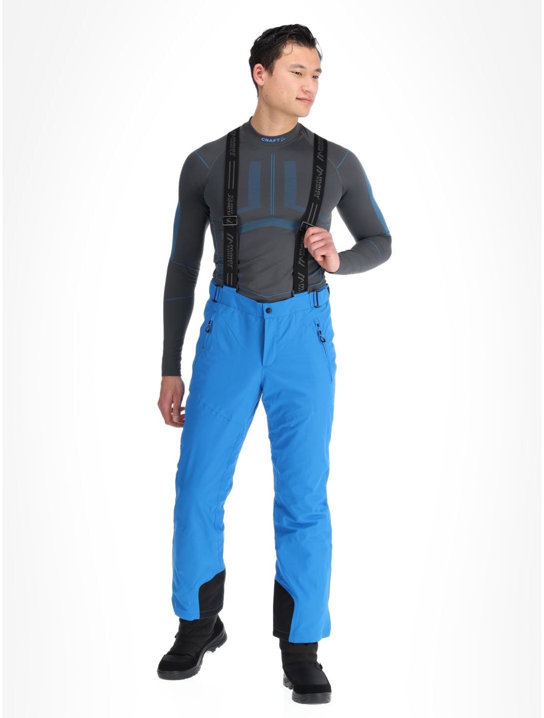 Maier Sports, Anton 2.1 pantalon de ski modèle court hommes Imperial Blue bleu 