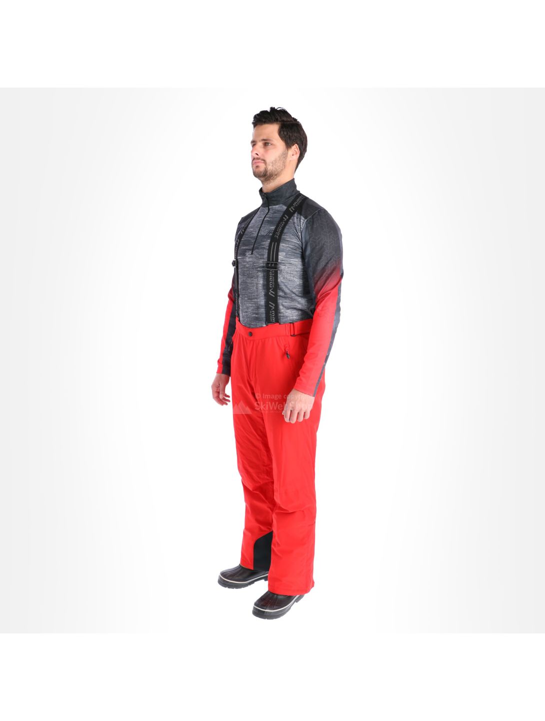 Maier Sports, Anton pantalon de ski hommes rouge 