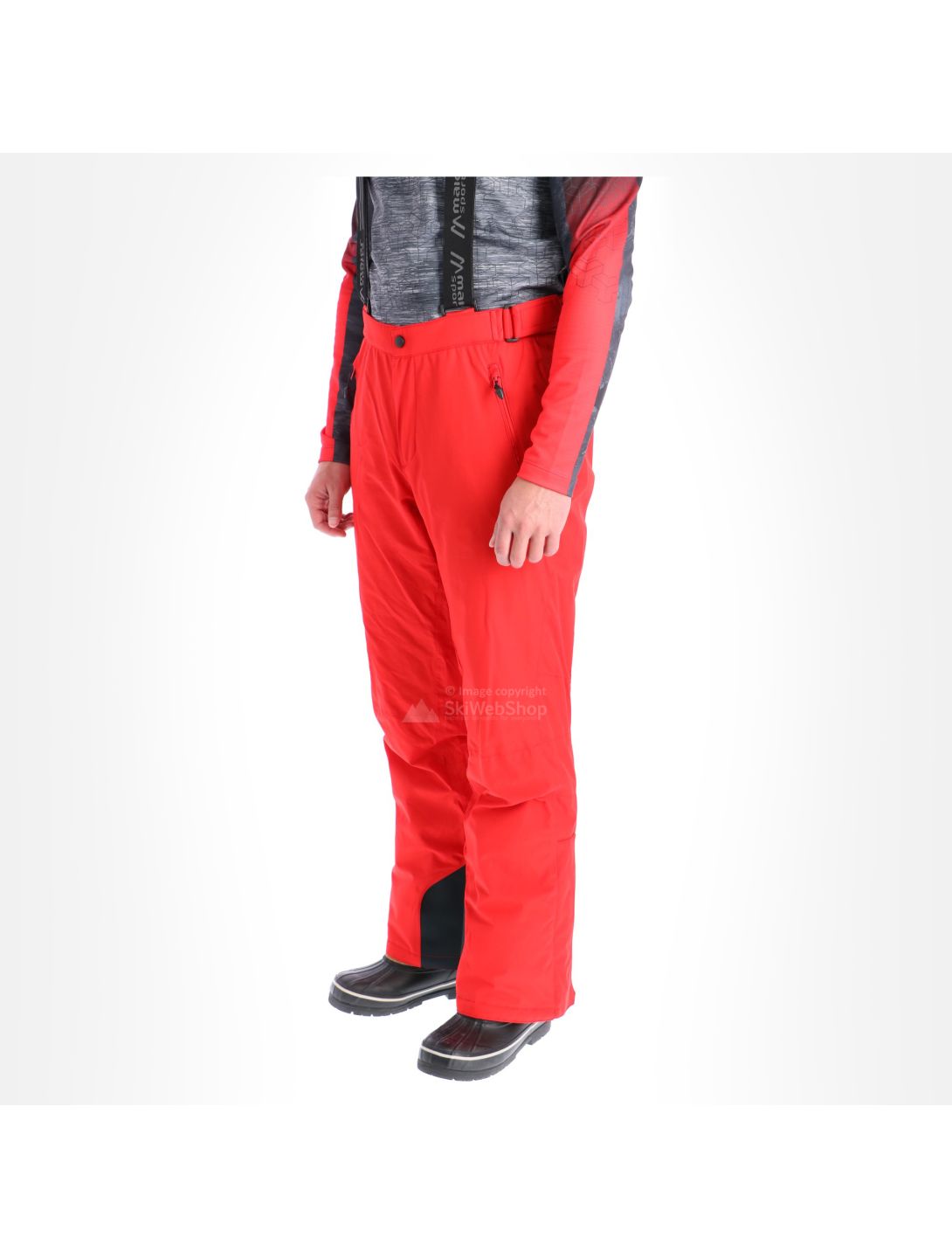 Maier Sports, Anton pantalon de ski hommes rouge 