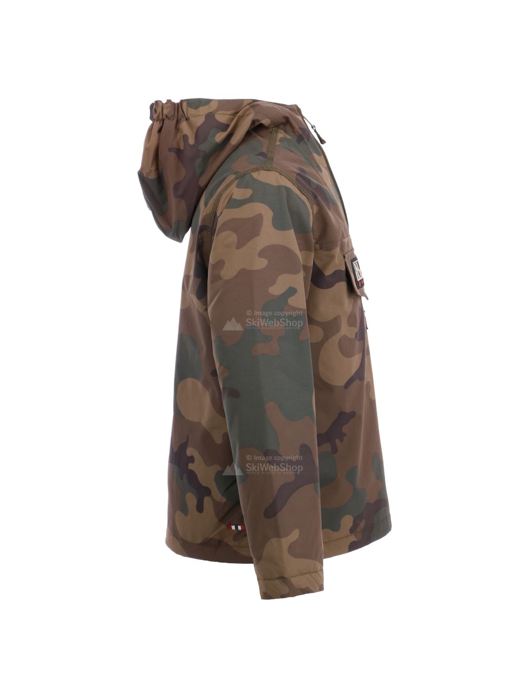 Napapijri, Rainforest anorak camouflage manteau d'hiver enfants vert 