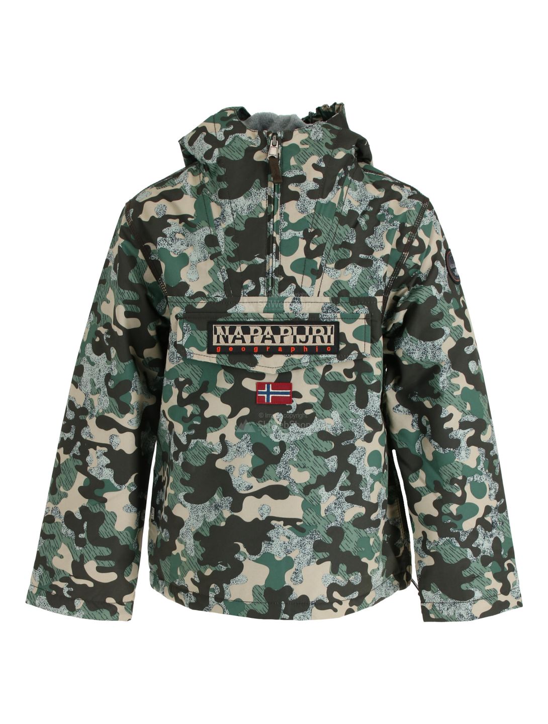 Napapijri, Rainforest camu manteau d'hiver enfants camo vert 