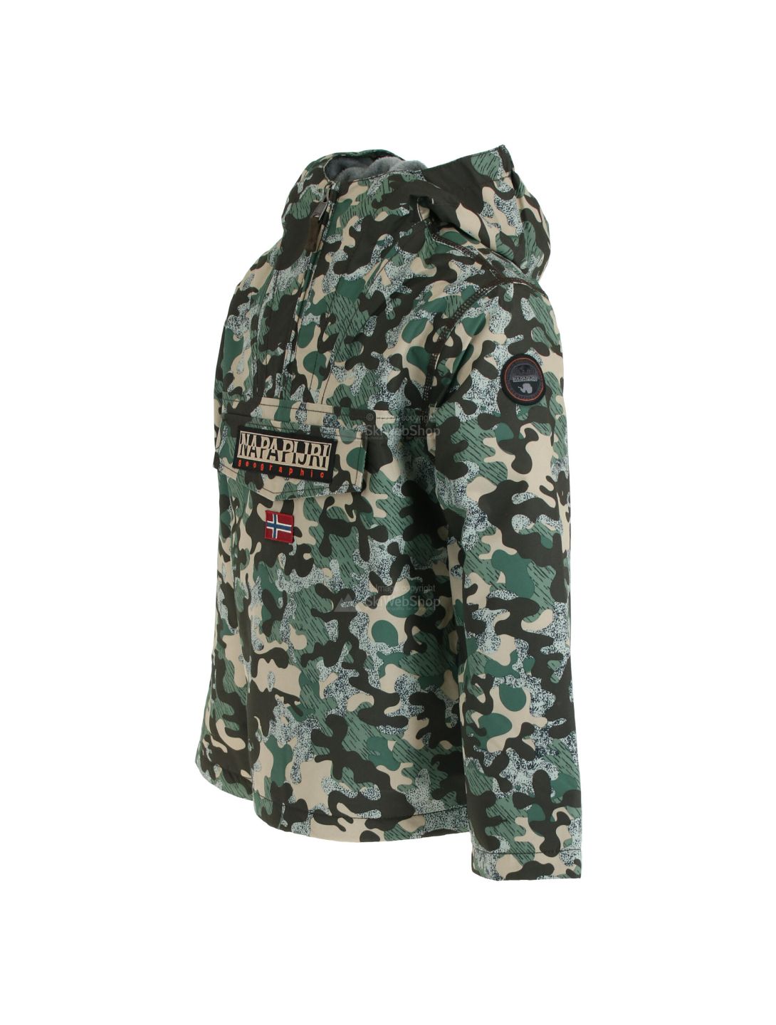 Napapijri, Rainforest camu manteau d'hiver enfants camo vert 