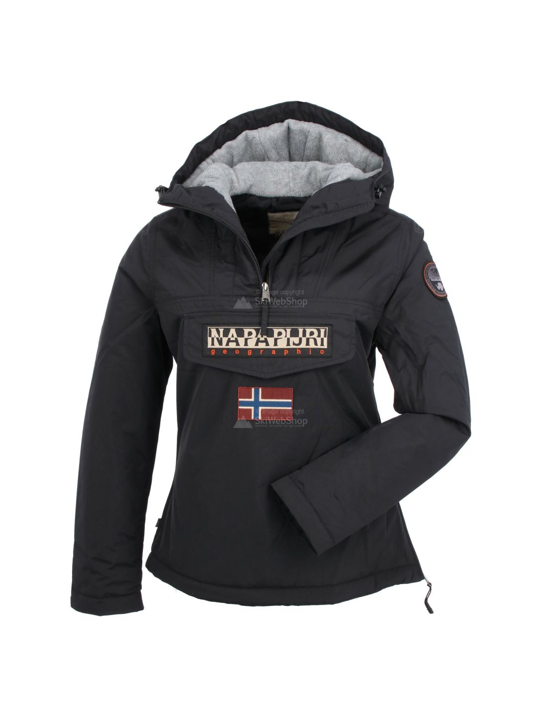 Napapijri, Rainforest pocket 2 anorak, winter jacket, women, black