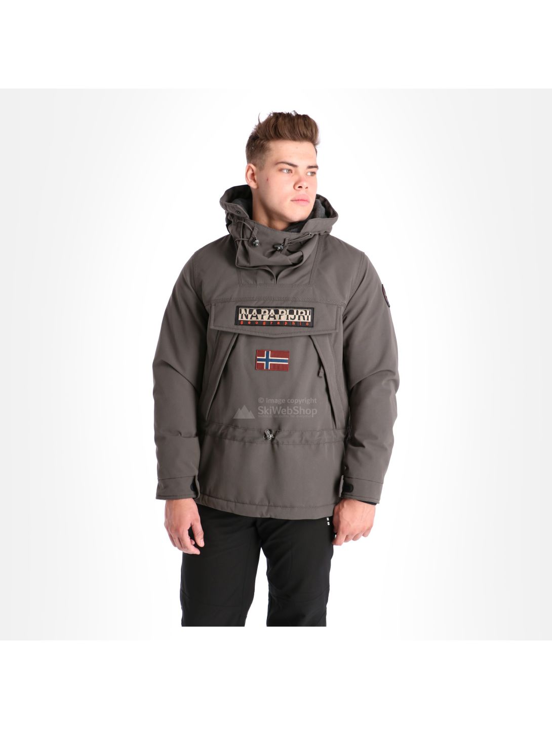 Napapijri, Skidoo 2 anorak veste de ski hommes solid gris 