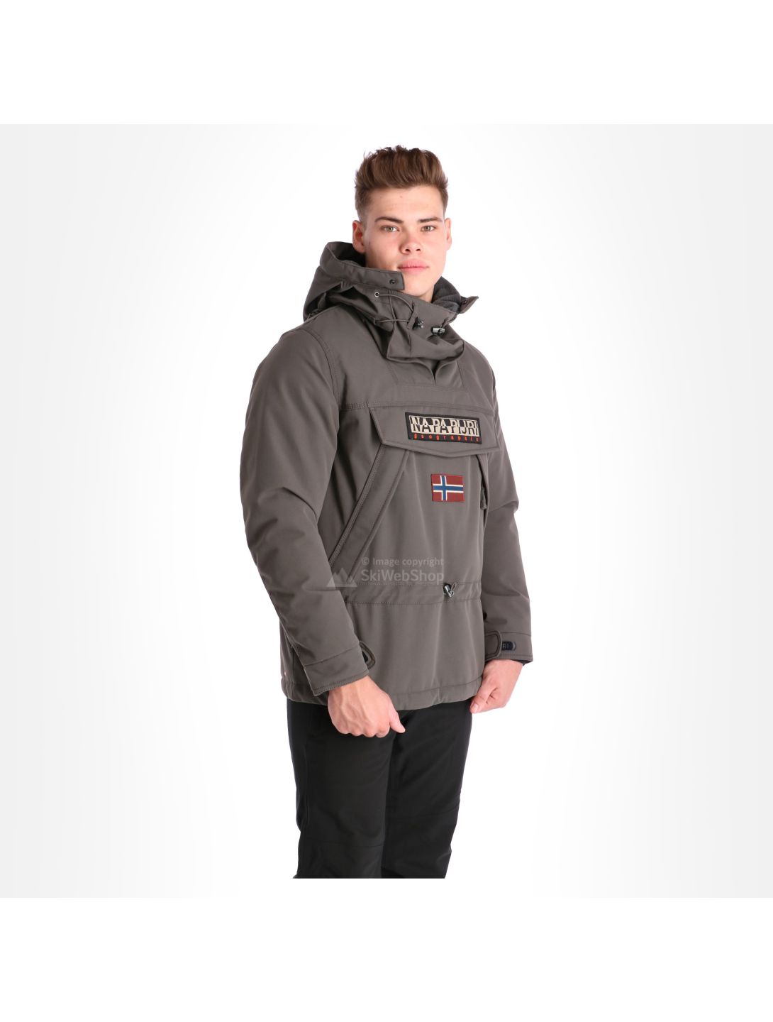 Napapijri, Skidoo 2 anorak veste de ski hommes solid gris 