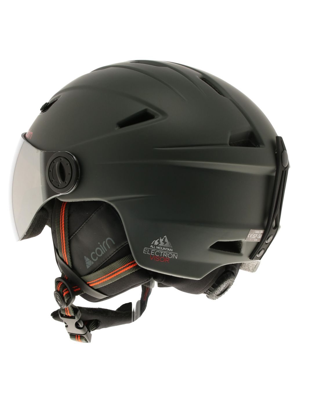 Cairn, Electron Visor SPX3000 CAT.3 casque de ski avec visière forest night orange 