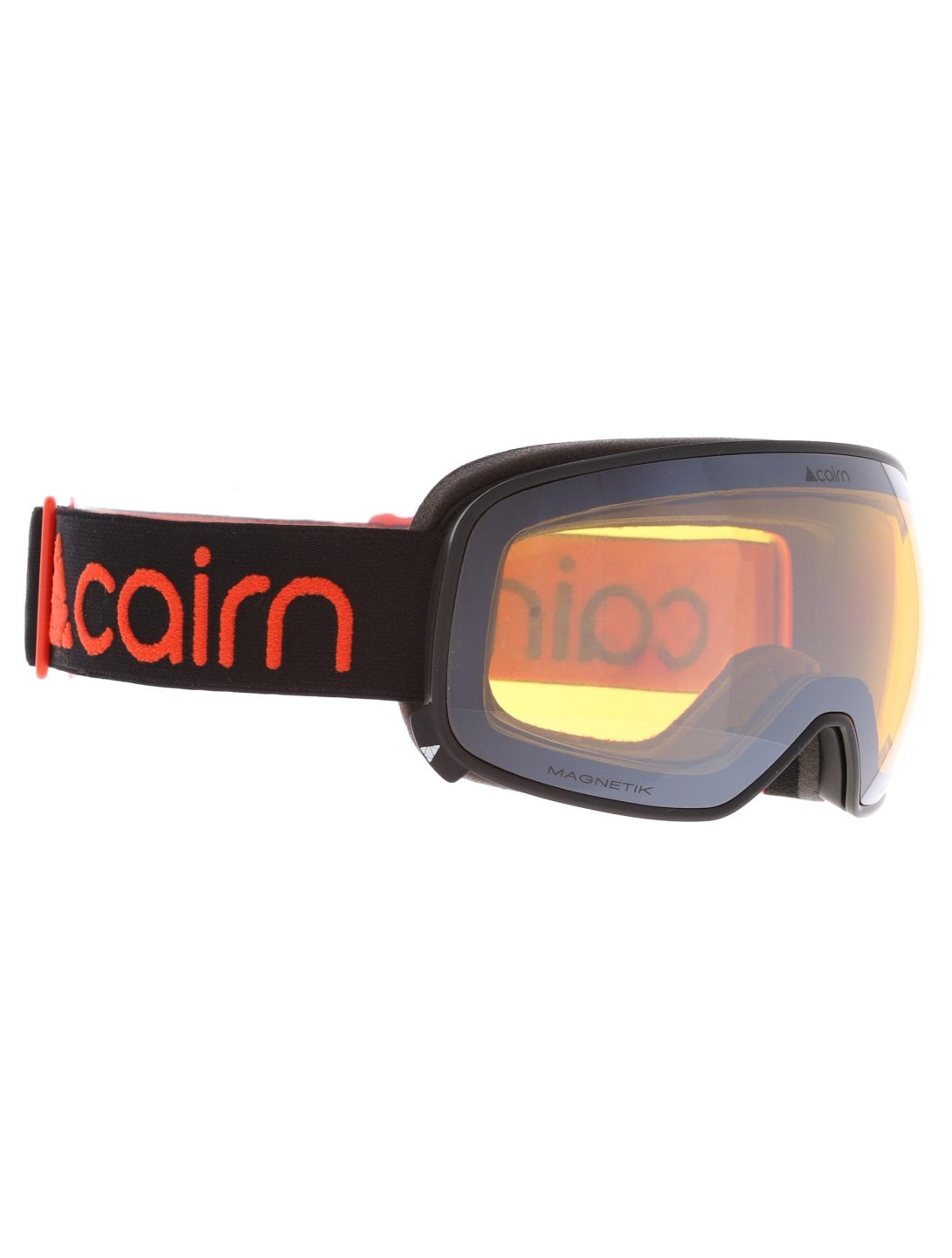 Cairn, Magnetik lunettes de ski objectif supplémentaire unisexe Mat Black Orange noir, orange 