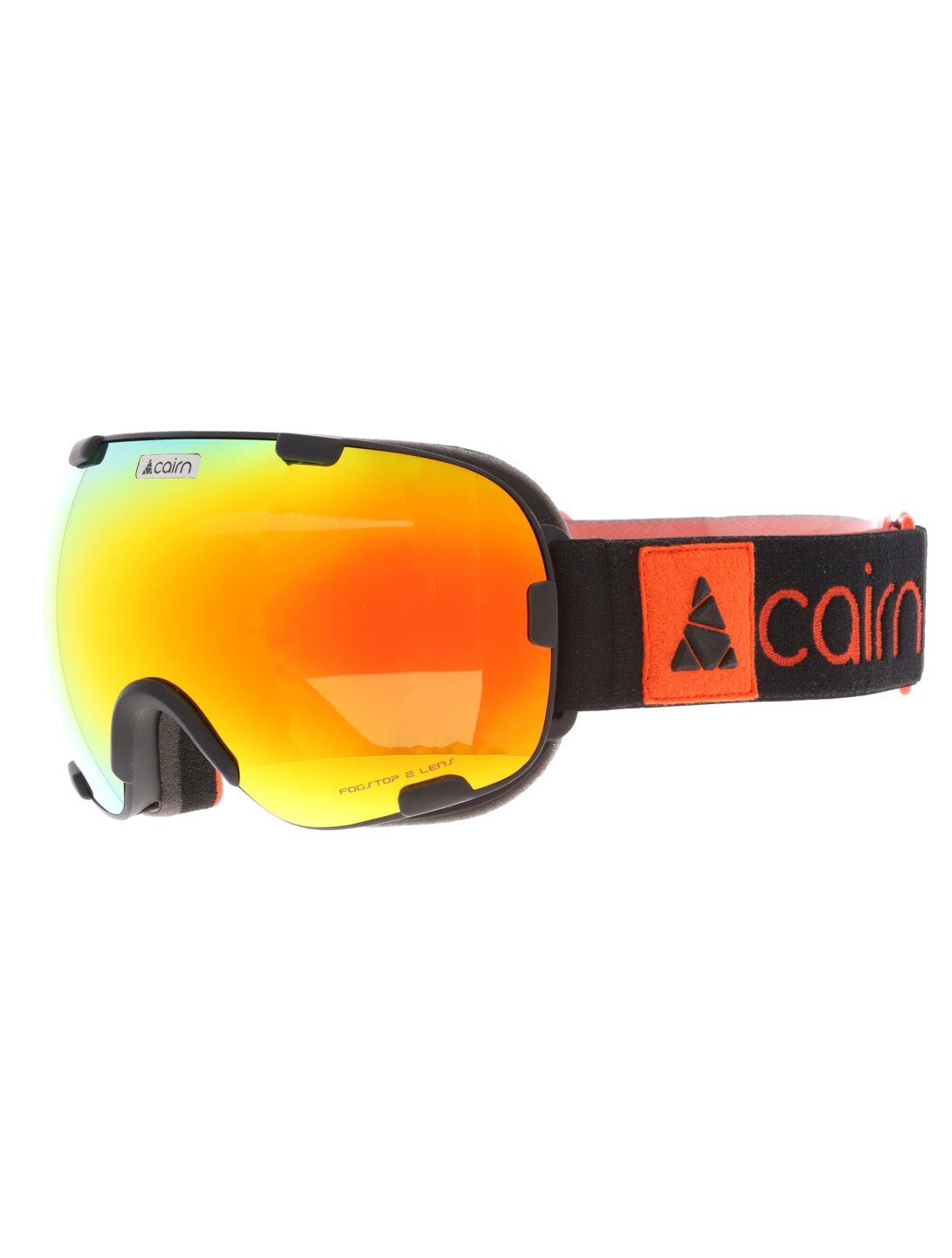 Cairn, Spirit lunettes de ski unisexe Mat Black Orange noir, orange 