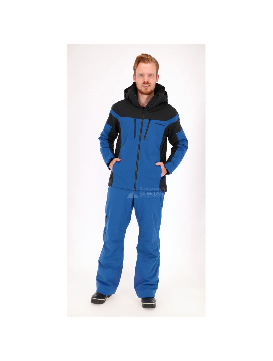 Peak Performance, veste de ski bleu 