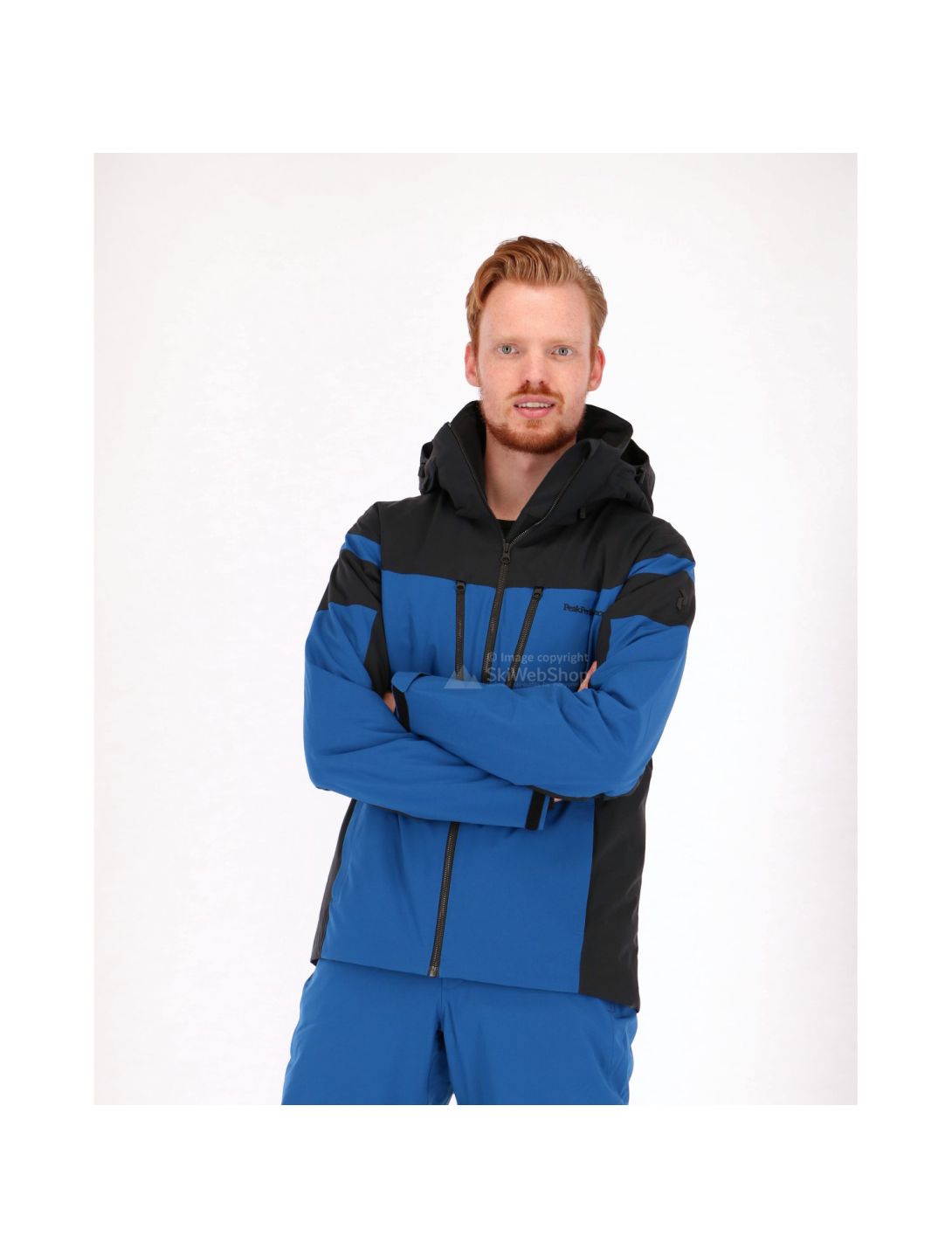 Peak Performance, veste de ski bleu 