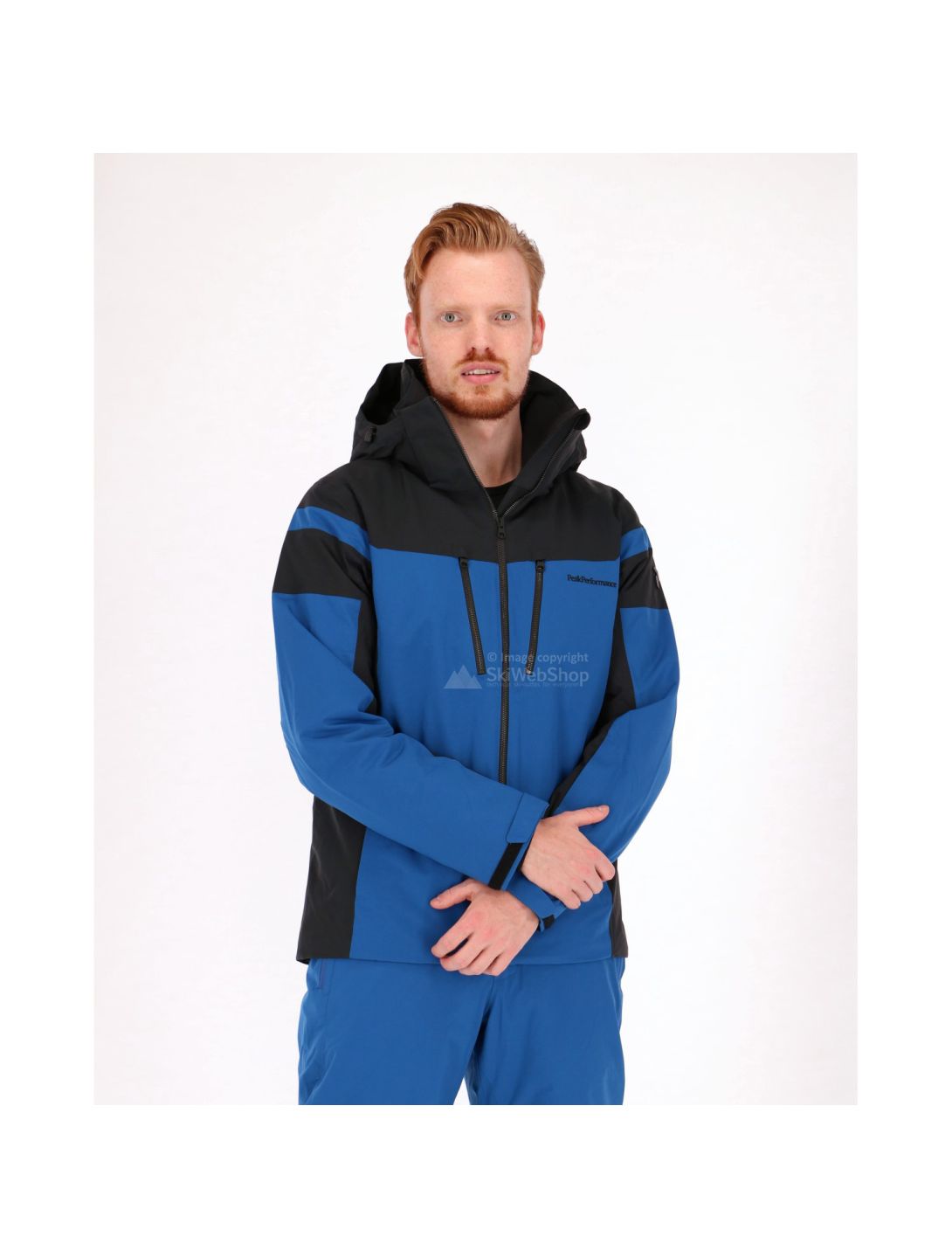 Peak Performance, veste de ski bleu 