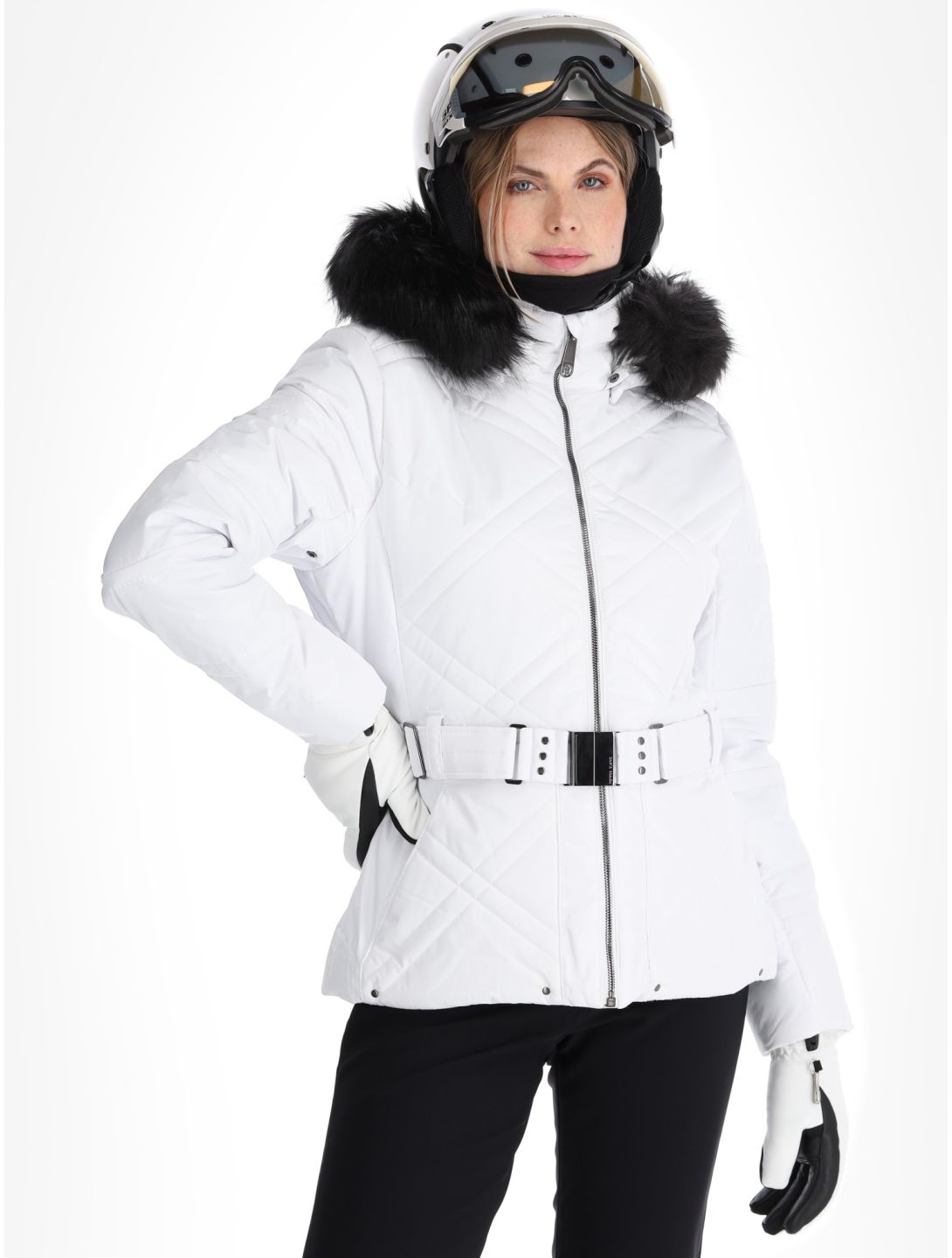 Poivre Blanc, Traditional 24PBH1003/WO/A veste de ski femmes White blanc 