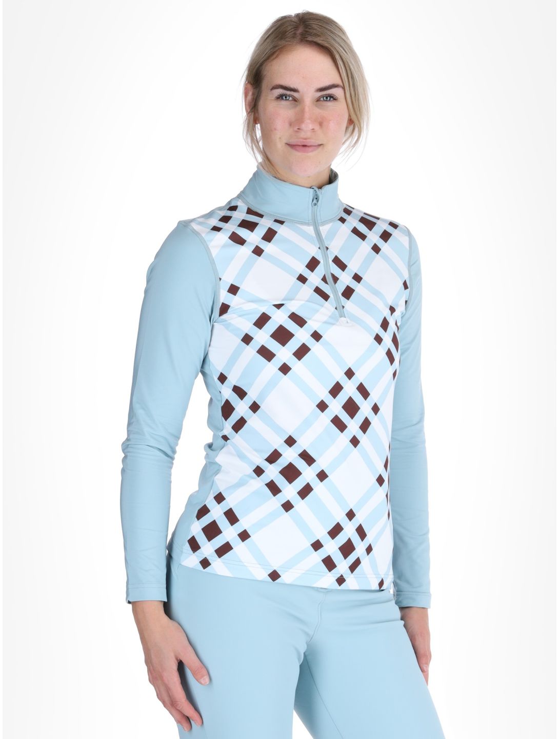 Poivre Blanc, Traditional 24PBH1940/WO/C pull de ski femmes Cross Aloe Blue blanc, bleu 