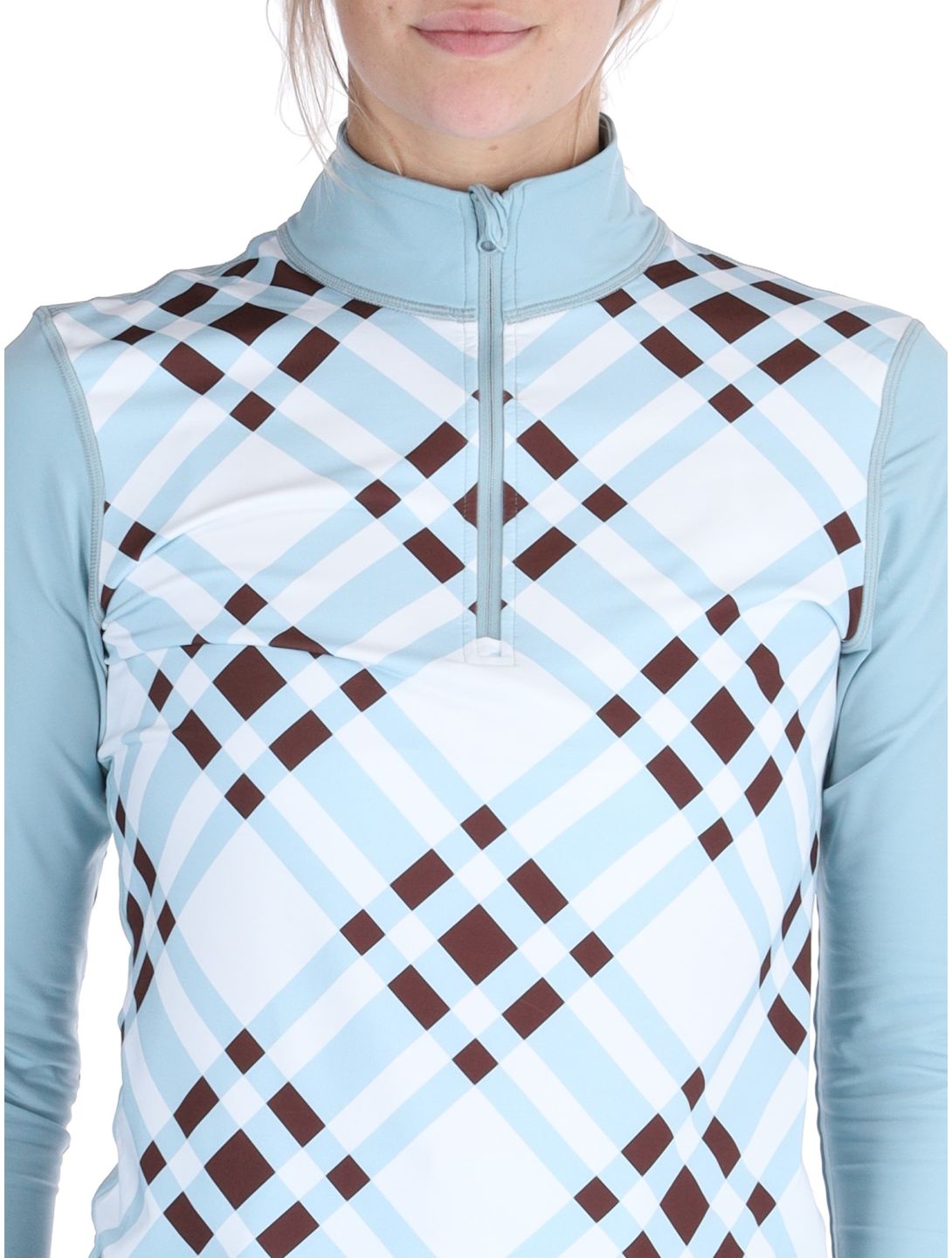 Poivre Blanc, Traditional 24PBH1940/WO/C pull de ski femmes Cross Aloe Blue blanc, bleu 