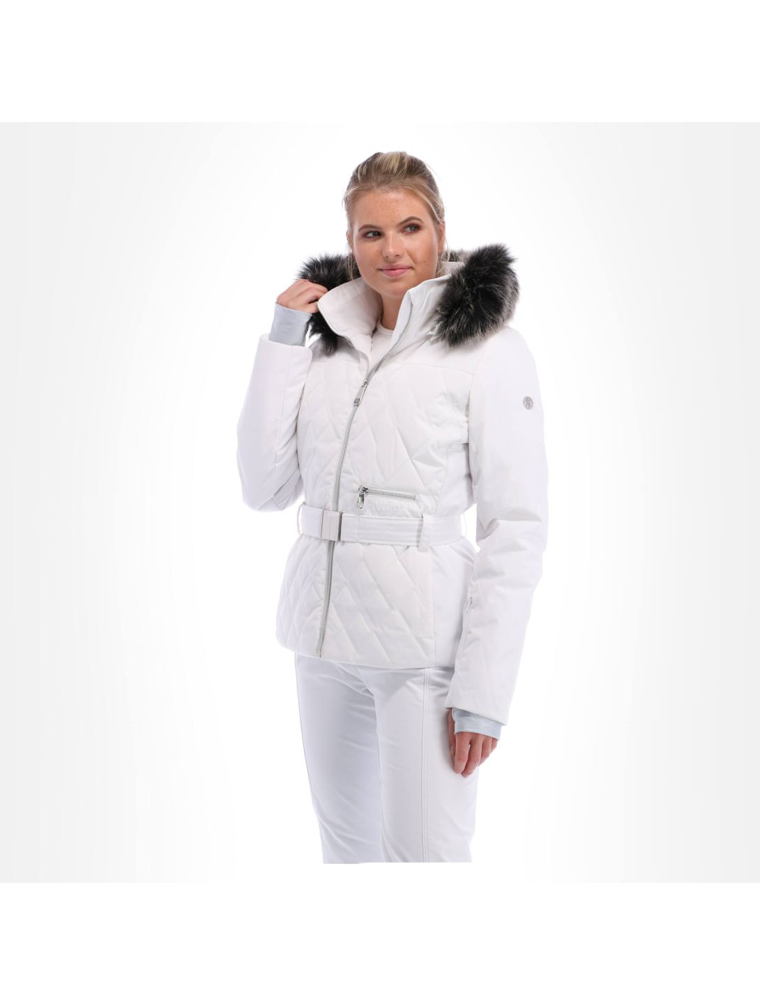 Poivre Blanc, ski jacket, women, white