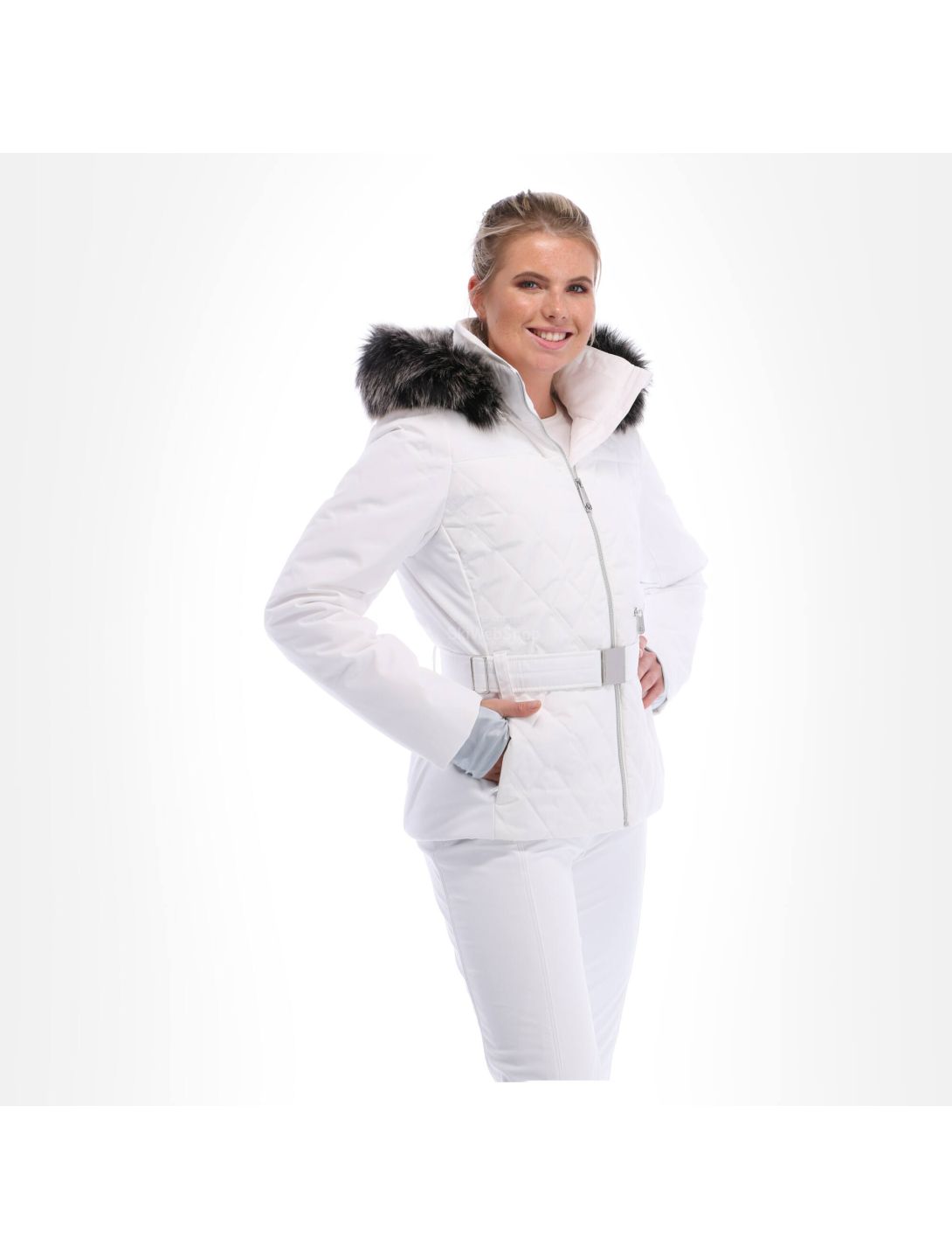 Poivre Blanc, ski jacket, women, white