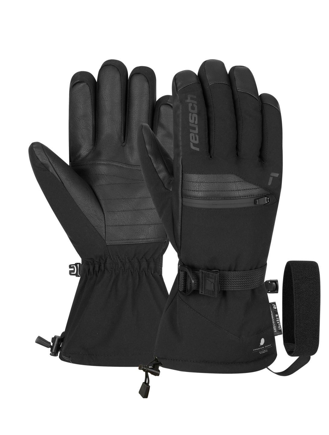 Reusch, Torres R-TEX® XT gants de ski hommes Black noir 