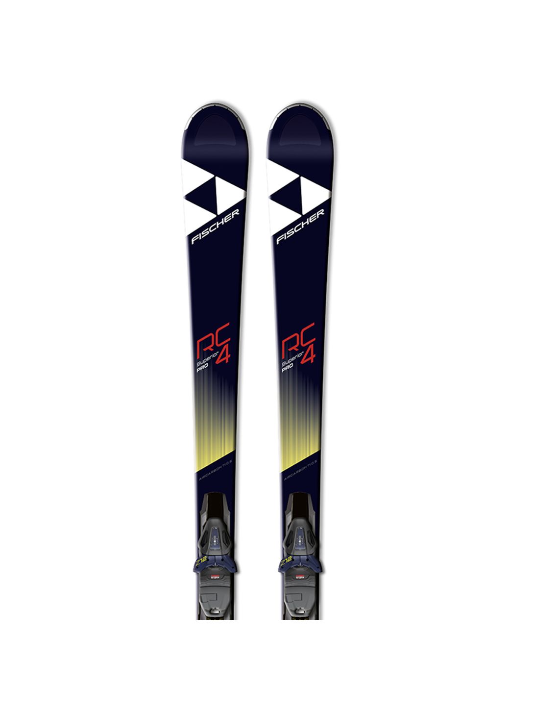 Fischer, RC4 Superior PRO RT+ RC4 Z12 PR skis jaune, noir, rouge 