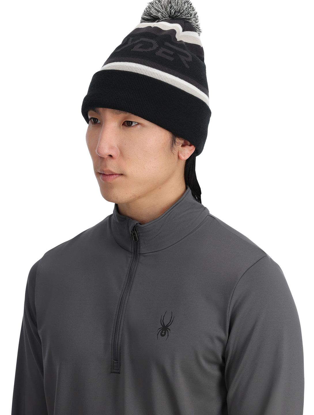 Spyder, Icebox bonnet hommes Black noir 