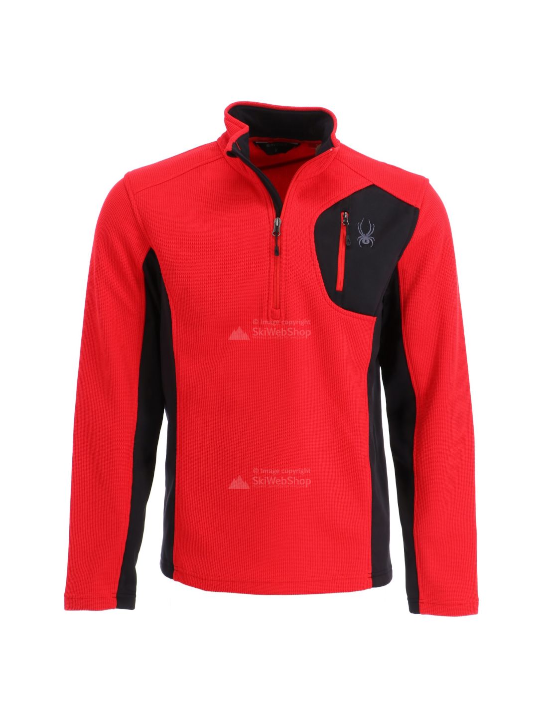 Spyder, Bandit half zip stryke pull hommes rouge 