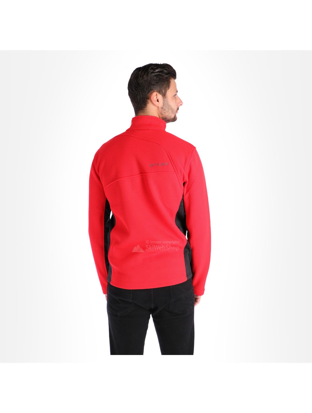 Spyder, Bandit half zip stryke pull hommes rouge 