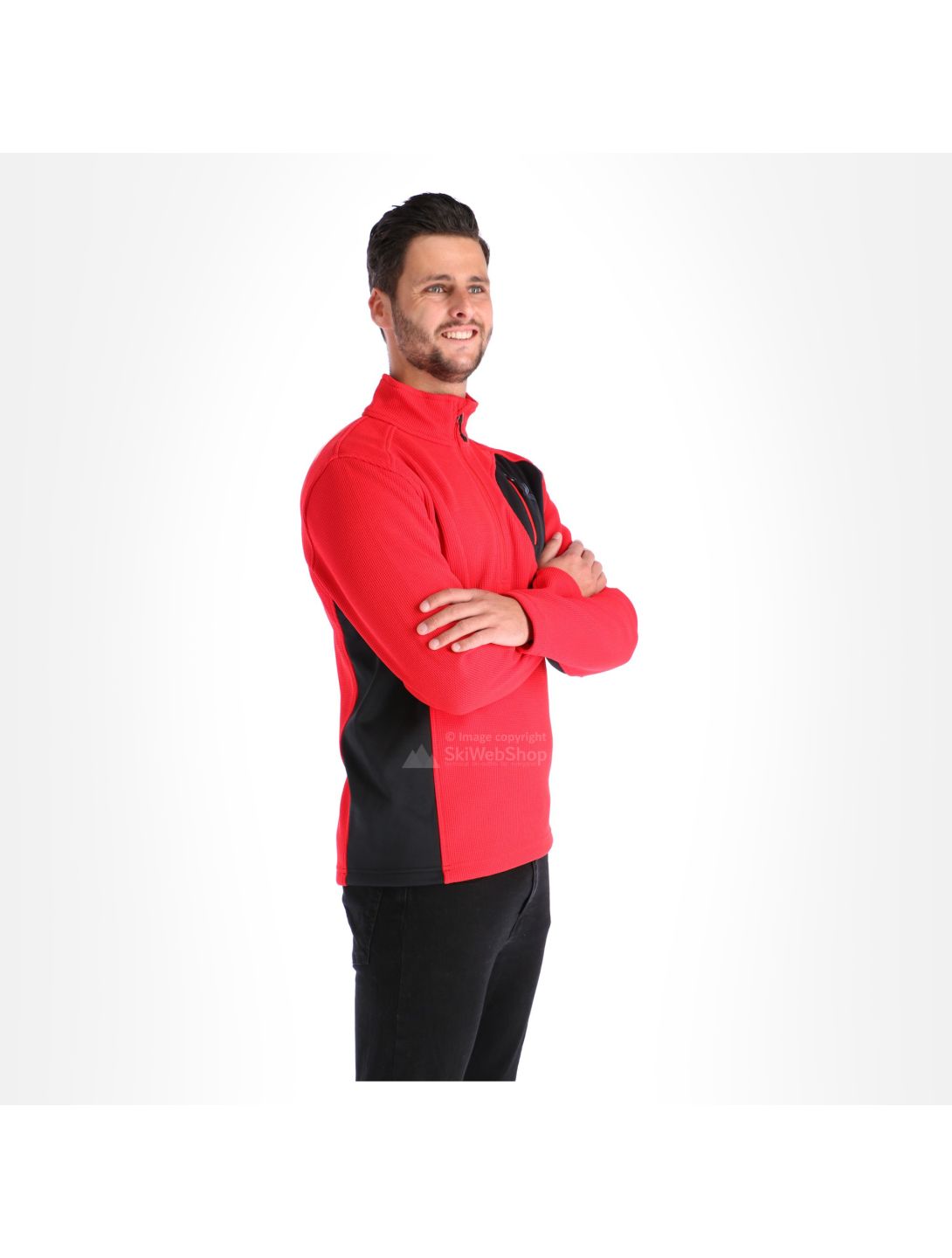 Spyder, Bandit half zip stryke pull hommes rouge 