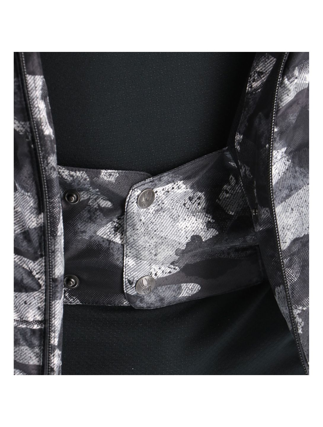 Spyder, Impulse Synthetic down veste de ski hommes camo distress noir 